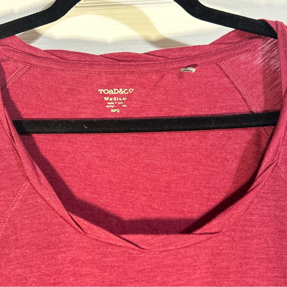 Toad&Co Raspberry Short‎ Sleeve Dress - Picture 5 of 7